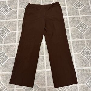 Size 6 Petite George Women’s Chocolate Brown Dress Trousers